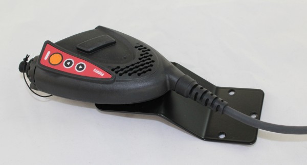 sep. Mikrohalter für Sepura ATEX Schwarz RAL 9005 matt