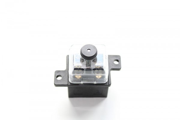 Sicherungsleiste 2-polig schwarz