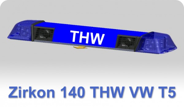 ZIRKON 140 THW für VW T5 mit 2 Lautsprechern