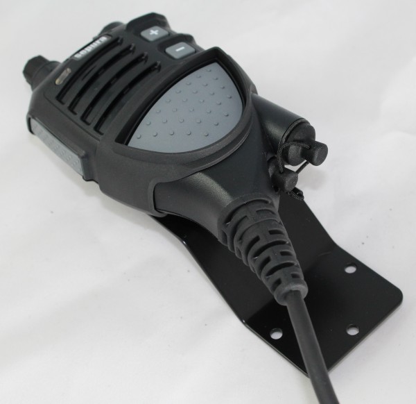 Sep. Mikrohalter für Sepura OptiVo Schwarz RAL 9005 matt